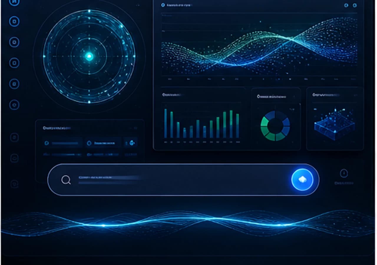 Natural Language Auction Analytics interface with AI-powered auction signals