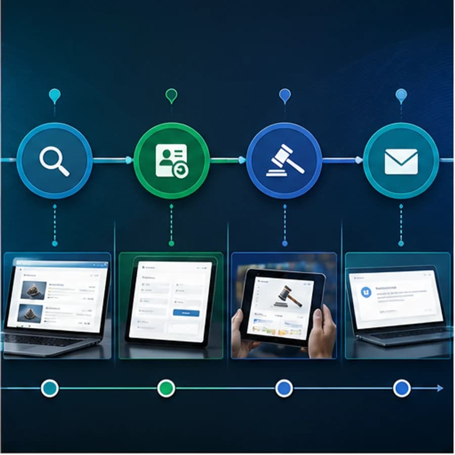 branded auction platform integration visual