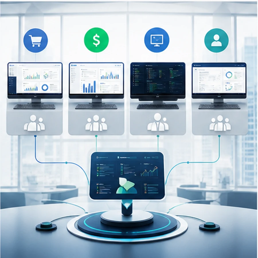 enterprise auction software integration visual