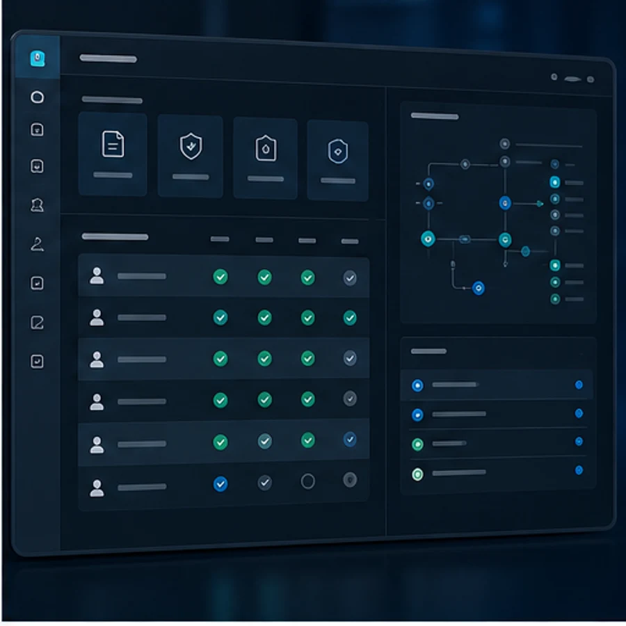 private auction platform operations visual
