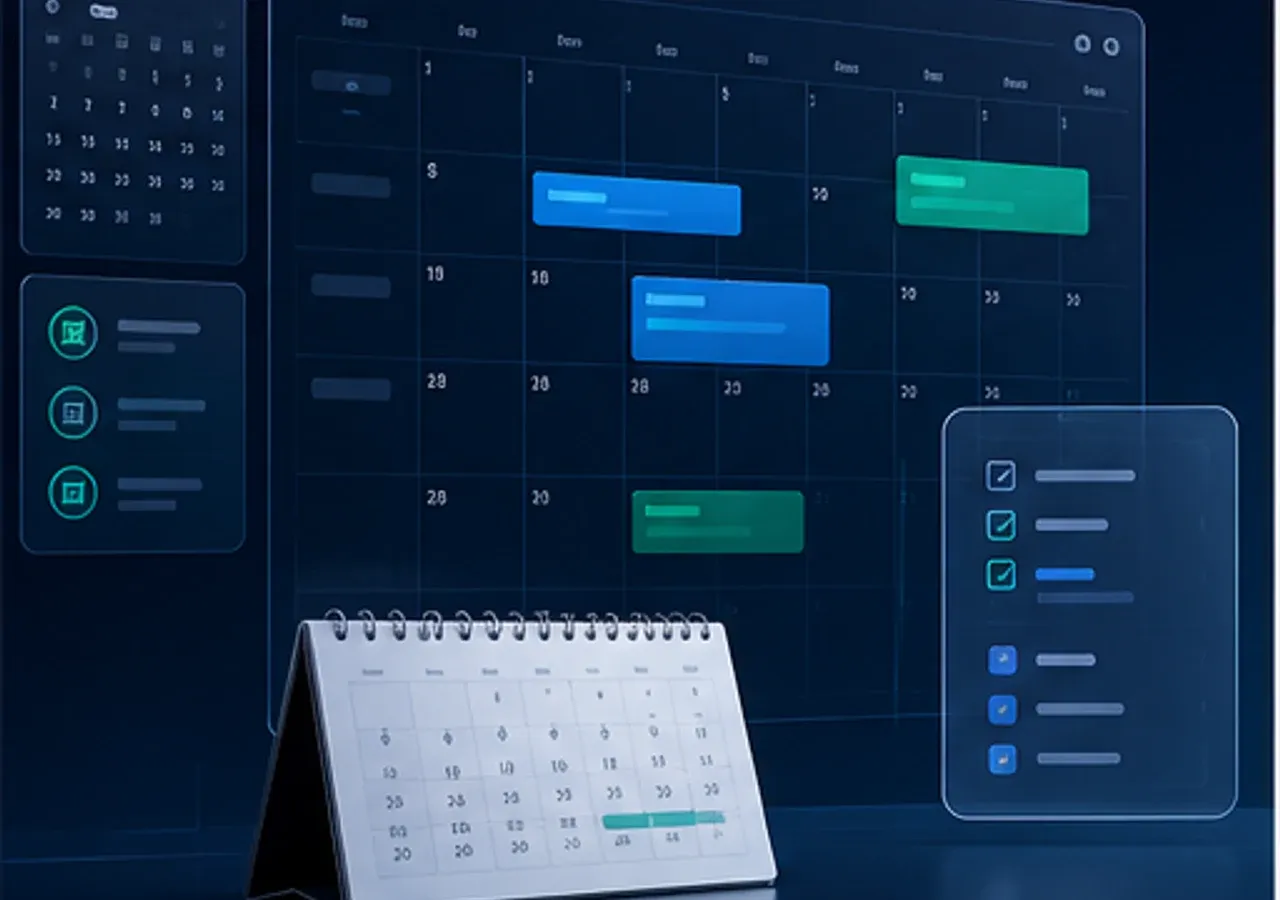 Auction Scheduling feature interface for auction software