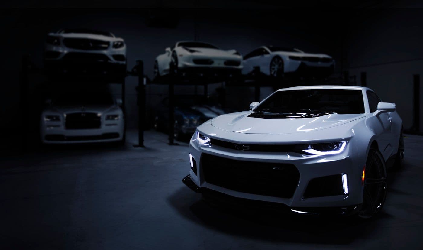 Vehicles prepared for a professional automotive remarketing auction